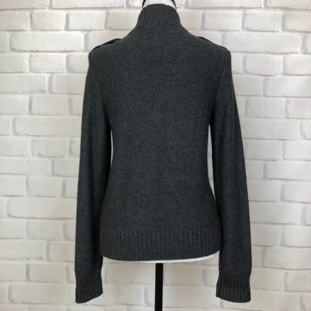 Talbots Gray Bauble Cardigan Sweater Size S - Picture 3 of 6